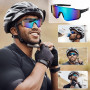 MplehDa Lot de 2 lunettes de soleil polarisées pour homme et femme - Protection UV 400 - Coupe-vent - Protection contre le vent