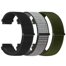 YONGBB 22mm Bracelet Montre en Nylon pour Xiaomi Redmi Watch 5 Active/5 Lite/Watch S4 47mm/S4 Sport/Garmin Venu 3/Venu 2/Forerun