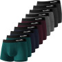 Fullluwaa Boxer Homme Coton Lot de 10, Doux Ceinture Élastique