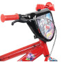Vélo 12" Spiderman de Marvel/Disney - 1 Frein - Pignon Fixe - Pneus Increvables EVA - Roues Bâtons - Plaque - 2 Stabilisateurs -