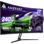 Amzfast Ecran PC Gaming 27 Pouces 240Hz/FHD Moniteur Incurvé 1920x1080, 1ms MPRT, sRGB 130%, Anti-Lumière Bleue, HDR, Adaptive S