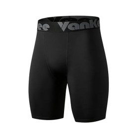 VanKee Shorts de Compression pour Jeunes Séchage Rapide Respirant Garçons sous-Vêtements Léger Haute Élasticité Short de Sport C