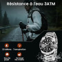 LIGE Montre Homme Quartz Acier Étanche Calendrier Lumineux | LIGE Montre Homme, Quartz Analogique, Acier Inoxydable Étanche 3ATM