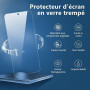 NEW'C Lot de 3, Verre Trempé pour Xiaomi Redmi Note 13 5G/4G (non compatible avec Xiaomi Redmi 13) Protection efficace contre le