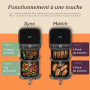 Cosori Air Fryer Turbo Tower 10,8L, 3 Niveaux Cuisson, 6-en-1 | Cuisson Homogène, Design compact, 41% Moins Large que les Double