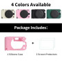 Rieibi Coque en silicone pour appareil photo Canon EOS R50 V - Rose - Housse de protection souple pour appareil photo Canon EOS