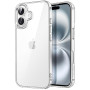 JETech Coque pour iPhone 16 Plus, Transparent | Anti-Jaunissement, Antichoc, Dos PC Rigide Résistant aux Rayures, Étui Housse Bu
