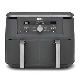 Ninja Air Fryer Dual Zone MAX numérique, Friteuse à air chaud, 6en1 DZ400EU | grande capacité, 9,5 L, Sans huile, Air Fry, Crous
