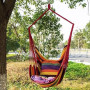 Alomejor Chaise Hamac,Pliable et Rayures colorées,Balançoire D'intérieur,Suspension par Corde Portable for Chambre à Coucher Adu
