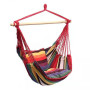 Alomejor Chaise Hamac,Pliable et Rayures colorées,Balançoire D'intérieur,Suspension par Corde Portable for Chambre à Coucher Adu