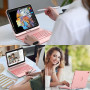 aMZCaSE Clavier pour iPad 10/11 Ème Gen(10.9Pouces 2022/11 A16 2025) avec Housse de Protection Rotative à 360° Porte-Stylet étui