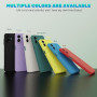 binandteam Coque pour Samsung Galaxy A07 4G (6.7") avec 2 Verre Trempé Protection écran,Housse Liquide Souple en Silicone TPU An