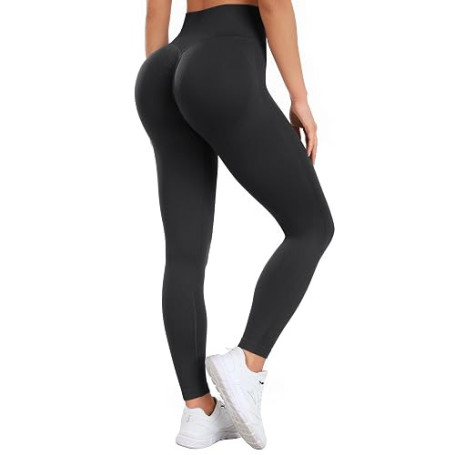 Ulknyss Legging de Sport Femme Push Up Butt Lift Leggings Fitness Taille Haute Pantalons de Yoga et Pilates pour Femme