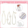 JOOTUEPO Lot de 3 Dragonne de Téléphone en Perles, Phone Charm Strap, Chaine Telephone Portable, Chaine De Telephone Perles, Dra