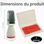 Kit De Marquage D'Œufs, Tampon Dateur Réglable, Tampon Encreur Rouge, Pour Marquer Les Dates Sur Les Œufs Et Diverses Étiquettes