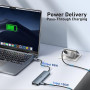 BENFEI Hub USB C 7-en-1 avec HDMI(4K@60Hz), 2 USB-A, 1 USB-C Data, 100W de Charge, Lecteur de Carte SD/TF,Compatible avec MacBoo