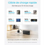 Anker Batterie Externe 20000 mAh 87W Max avec Câble USB C Intégré | Power Bank Charge Rapide, Chargeur Portable, Entrée et Sorti