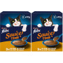 FELIX | Sauce Time | Aliment complémentaire en Sauce irrésistible pour Chat Adulte | Élaboré avec des ingrédients de qualité | A