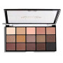 Revolution Reloaded Eyeshadow Palette, Basic Mattes, 15 Shades | Teintes Très Pigmentées et Longue Tenue, Vegan et Sans Cruauté,