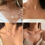 ZXTGBQ 60 Pcs Parure Bijoux Femme Or, Bracelet Ensemble Bijoux Ensemble Bijoux, Boucle D'Oreille Bracelet Collier Perle Zircon C