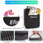Efimeso 168 Couleurs Feutres Coloriage Adulte, Stylo Feutre Double Pointe Fine pour enfants,Feutre Pinceaux Aquarelle Marqueurs