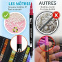 Efimeso 168 Couleurs Feutres Coloriage Adulte, Stylo Feutre Double Pointe Fine pour enfants,Feutre Pinceaux Aquarelle Marqueurs