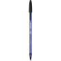BIC Cristal Soft Stylos-Bille Pointe Moyenne (1,2 mm) - Écriture Douce et Fluide - Noir, Boîte carton de 10