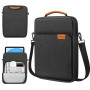 TiMOVO Housse Sac pour Tablette 9-11" avec Bandoulière, Gris Foncé | Compatible avec iPad A16 11", Air 11/10,9", iPad 10/10,2",