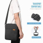 TiMOVO Housse Sac pour Tablette 9-11" avec Bandoulière, Gris Foncé | Compatible avec iPad A16 11", Air 11/10,9", iPad 10/10,2",