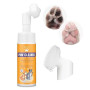 Nettoyeur de Pattes de Chien, shampooing sans Eau avec Brosse en Silicone Souple, Mousse hydratante pour Un Lavage Efficace des
