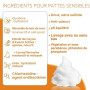 Nettoyeur de Pattes de Chien, shampooing sans Eau avec Brosse en Silicone Souple, Mousse hydratante pour Un Lavage Efficace des