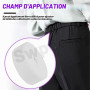 Swpeet Lot de 4 rouleaux de 20 m de large - Blanc - Largeur : 10 mm, 20 mm, 30 mm, 40 mm - Fil élastique à aiguille - Avec tête