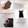 Écrin à bague, Boîte à bagues en bois de noyer, Boîte à bagues en forme de cœur, avec Intérieur en velours, rangement des bijoux