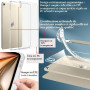 Coque pour iPad Air 11 M4/M3/M2 2026-2024/Air 5/4 Étui Lumière Stellaire | Porte Stylet Bumper TPU Souple Dos Transparent Suppor