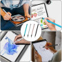 Pack de 4 stylets universels capacitifs pour écran tactile, stylets pour toutes les tablettes, stylet pour écran tactile, pour i