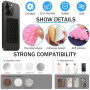 Lot de 14 supports de téléphone à ventouse en silicone avec supports adhésifs, compatibles avec tous les modèles de téléphones,