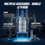 Masturbateurs Masculins Sex Toys avec 7 Modes Télescopiques et Rotations, Masturbateur Homme avec Poignée, Support pour Téléphon