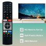VINABTY Télécommande de Remplacement Compatible avec Telefunken HAIER TV | LDF40V280S LDU50H350S LDU65H350S LDU50V300S LDU49H350