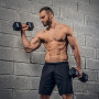 miijoory Lot de 5 Shorts de Sport Homme à Poches, Séchage Rapide | Taille Élastique, Matière Légère et Respirante, Évacue l'humi