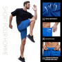 miijoory Lot de 5 Shorts de Sport Homme à Poches, Séchage Rapide | Taille Élastique, Matière Légère et Respirante, Évacue l'humi