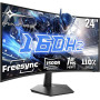 Minifire Ecran PC Gamer Incurvé 24 Pouces 160Hz, FHD 1920x1080P, 110% sRGB | 1500R, Adaptive Sync, 3000:1,HDR, VESA 75x75mm, Inc
