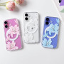 NITITOP Magnétique Coque pour iPhone 16 Plus Fleur de Lys, Rose | avec Motif Floral et Papillon, pour Femme Fille, Compatible av
