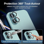 NEW'C Kit de 4, 2 x Verre Trempé pour iPhone 16 (6,1 Pouces) et 2 x Protection Caméra Arrière - Anti Rayures - sans Bulles d'air