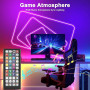 Macchiatto Ruban LED Néon 10M, DIY Bande LED avec APP/Télécommande, Synchronisation Musicale, Néon LED Chambre Gaming, Imperméab