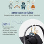 NOUKIE'S - Jouets pour arche d'éveil bébé - Tiga, Stegi & Ops