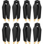 Lot de 8 hélices pour DJI Mavic Pro/Mavic Pro Platinum - Lames à faible bruit - Accessoires pour drone DJI Mavic Pro/Mavic Pro P