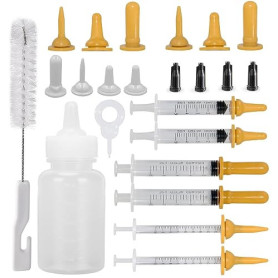 Biberon pour Chaton Biberon Chiot Nouveau Né Chaton Biberons d'allaitement Outil d'alimentation Qui Peut être Utilisé pour Les A