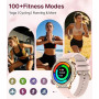 LIGE Montre Connectée Femme Bluetooth Appels pour Android iOS Sport Fitness Activity Tracker Montre Femme Connectée 1,32" HD Fré
