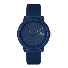 Lacoste Montre Analogique à Quartz pour Homme Collection LACOSTE.12.12 avec Bracelet en Silicone Bleu Marin - 2011172