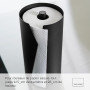 Yamazaki Tower Porte essuie-Tout Rond, en Acier - Distributeur de Papier Cuisine fermé, Design hygiénique, Stable et Compact, Ut